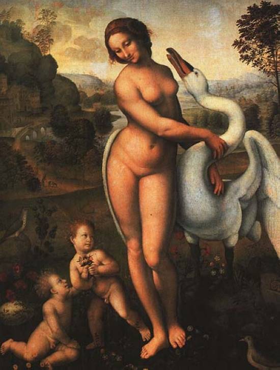 Leda e il cigno di Correggio